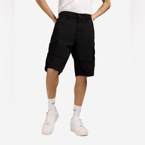 Men’s Jordan Craig Black Twill Cargo Shorts Size 34